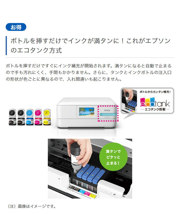 楽天市場】エプソン エコタンク搭載 A4 カラーインクジェット複合機 EW 