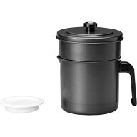 高木金属 オイルポット フッ素コート 活性炭油ろ過ポット 0.9L フィルター付き 油こし 油ポット (代引不…