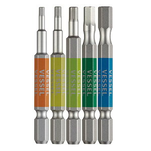 VESSEL(�x�b�Z��) �Г��w�b�N�X���ʃr�b�g5�{�g(2.5�A3.0�A4.0�A5.0�A6.0mm) GS5P-31