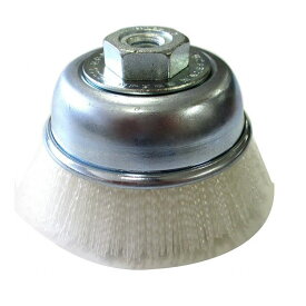 ジスク用カップブラシ ナイロン線 直径75mm