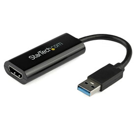 STARTECH.COM LTD USB32HDES スリムタイプ USB 3.0-HDMI変換アダプタ 外付けディスプレイ増設アダプタ USB 3.0 A(オス)-HDMI(メス) 1920x1200 1080p(代引不可)