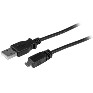STARTECH.COM LTD UUSBHAUB1 30cm micro USB2.0ϊP[uA_v^ USB A IX-USB micro-B IX High Speed USB2.0Ή(s)