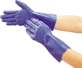 TRUSCO 厚手手袋 ロングタイプ Lサイズ【DPM-6630-L】(作業手袋・ニトリルゴム手袋)