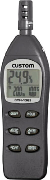 カスタム デジタル温湿度計【CTH-1365】(計測機器・温度計・湿度計 