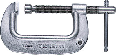 TRUSCO ステンレスB型シャコ万力 75mm【TSC-75】(クランプ・バイス・シャコ万力)【送料無料】