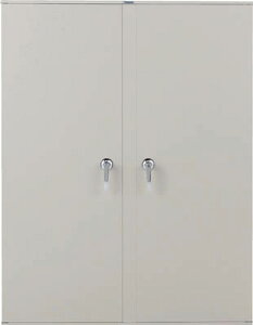 TRUSCO スチール両開扉 H1200用 ネオグレー【VD-40 NG】(物品棚・軽量棚)【送料無料】