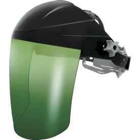 OTOS かぶり型防災面 グリーン#3 赤外線保護 ジョグダイヤル調節機能 F72BI3