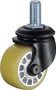 ハンマー 低床式重荷重用ねじ式ウレタン車B入り75mm M20XP2.5【540SA-BAU75-BAR01】(キャスター・低床式キャスター)【送料無料】