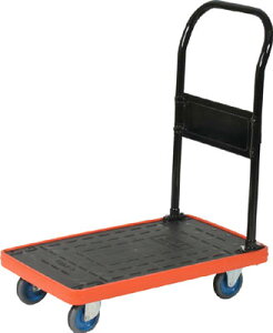 TRUSCO MKP樹脂製台車 固定式 716X436 エアキャスター付【MKP-158AC】(運搬台車・樹脂製運搬車)【送料無料】