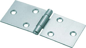 TRUSCO スチール製横長蝶番 生地仕上げ 全長32mm【415-32N】(建築金物・工場用間仕切り・建築蝶番)
