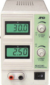 A＆D 直流安定化電源 30V 2．5A【AD8724D】(電気・電子部品・電源装置)【送料無料】