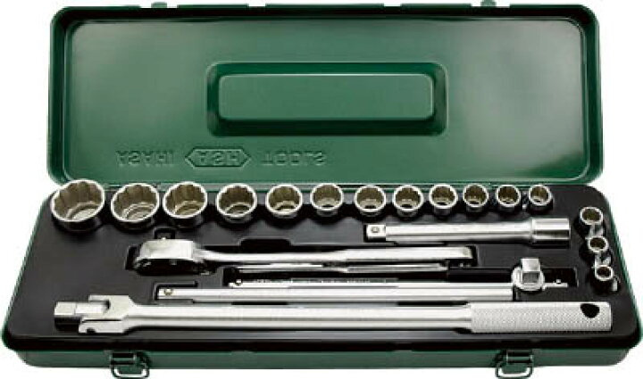 楽天市場】ASH ソケットレンチセット12．7□×20PCS【VO4151 