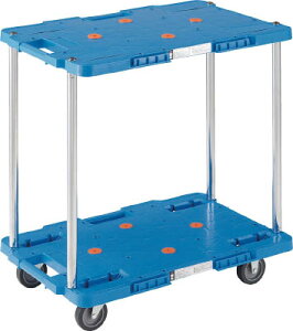 TRUSCO ルートバン 2段式 370X500 緑【MPB-502-GN】(運搬台車・平台車)(代引不可)【送料無料】