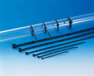 ヘラマンタイトン ABタイ 幅3.5X長さ152mm 100本入 屋外用【AB150-W】(電設配線部品・ケーブルタイ)