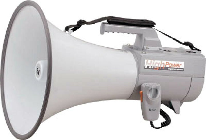 楽天市場】TOA ショルダーメガホン30Wホイッスル付【ER-2130W 
