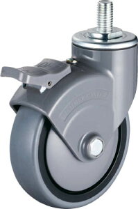 ハンマー 740 静シリーズ ねじ込み ブレーキ エラストマーB車 100mm【735MA-CLB100-BAR01】(キャスター・消音キャスター)