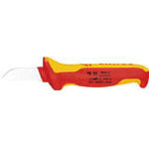 KNIPEX 絶縁電工ナイフ 180mm【9852】(防爆・絶縁工具・ハサミ・ナイフ(絶縁))