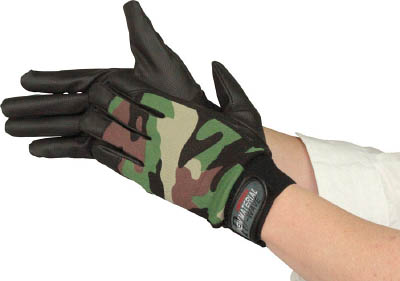 おたふく ピーユーウェーブ 人気 オンライン限定商品 迷彩 ＬＬ 合成皮革 人工皮革手袋 K-18-ME-LL 作業手袋