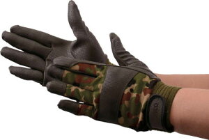 TRUSCO PU手袋 迷彩 M【TPU-CMF-M】(作業手袋・合成皮革・人工皮革手袋)