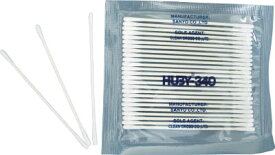 HUBY ファインベビースワッブ（スリムタイプ）100本入（25本X4パック【BB-002SP】(理化学・クリーンルーム用品・綿棒)