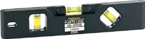 エビスダイヤモンド プラスチックレベル ブラック【ED-20DMB】(測量用品・水平器)