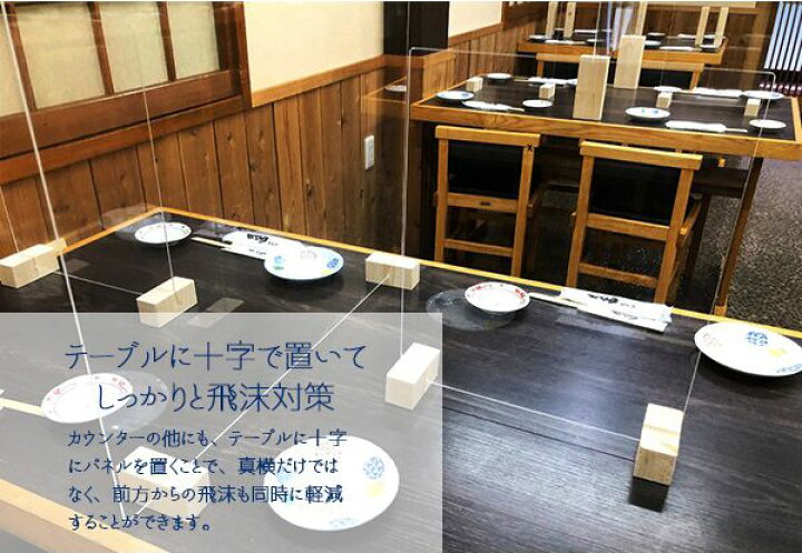 楽天市場 日本製 飲食店向け 飛沫 ガードパネル L 10個セット Zk 03 アクリルパネル 防菌 飛沫 感染症防止 衝立 テーブル 仕切り 代引不可 送料無料 リコメン堂インテリア館