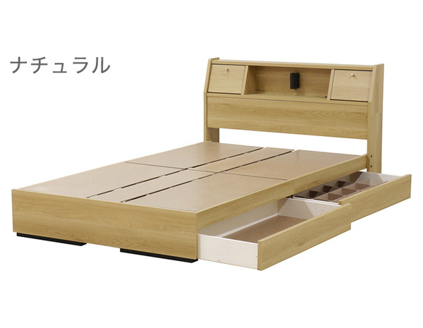 楽天市場】【日本製 仕切り付き 引出し付き ベッド フレーム + 日本製 
