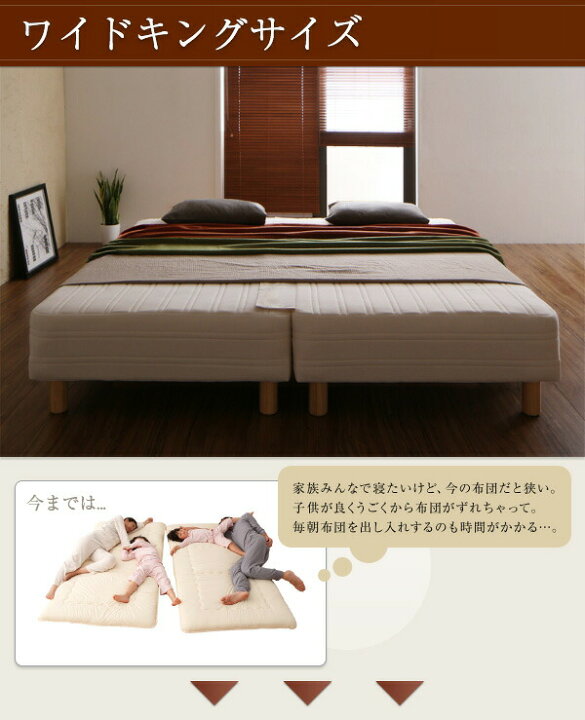 楽天市場】日本製ポケットコイルマットレスベッド 専用別売品 