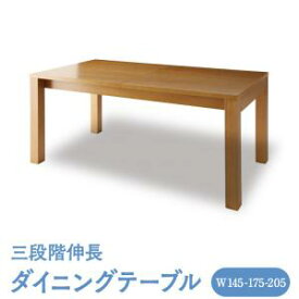 ダイニングテーブル 北欧デザイン 伸縮式テーブル ダイニング ダイニングテーブル単品 W145-205 組立設置付(代引き不可)【送料無料】