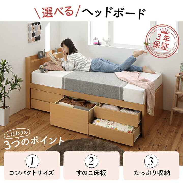 楽天市場】すのこベッド すのこ ベッド シングルベッド ベッドフレーム 
