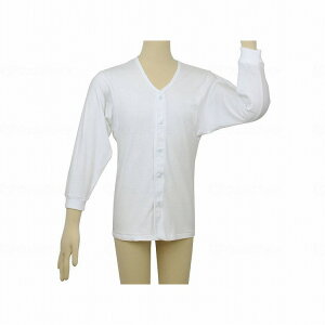 幸和製作所 テイコブ らくホック肌着 長袖 紳士用 ホワイト S 307009_710_S(代引不可)