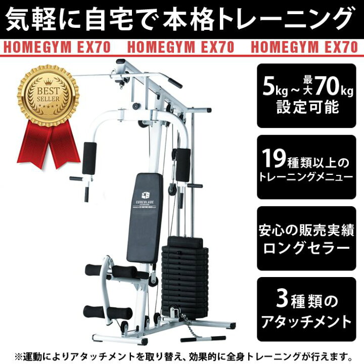 楽天市場】ファイティングロード ホームジムEX70 【メーカー1年保証 