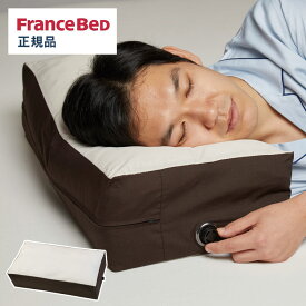 フランスベッド 横向き寝専用枕 サイレントナイトピローII ホワイト 360145000 FRANCE BED(代引不可)【送料無料】