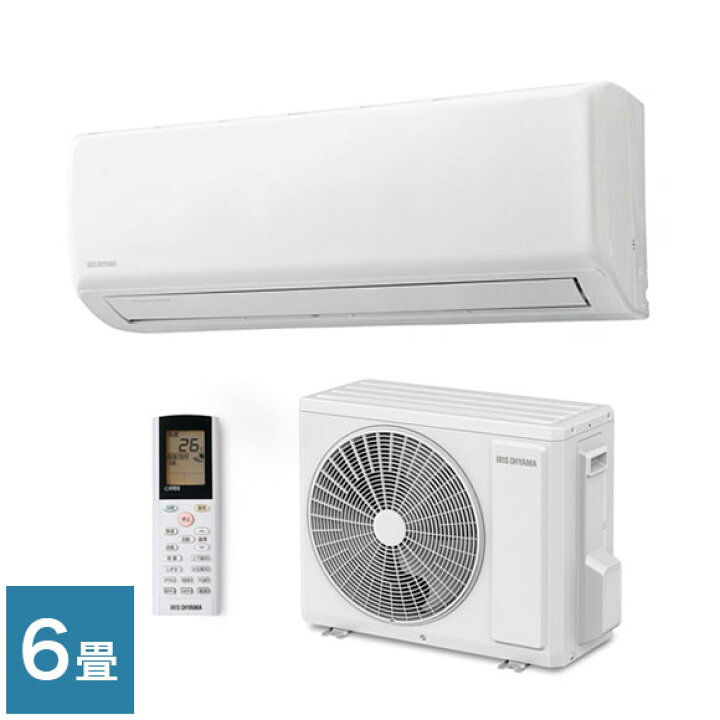 楽天市場】アイリスオーヤマ ルームエアコン2.2kW IHF-2204G 主に6畳 