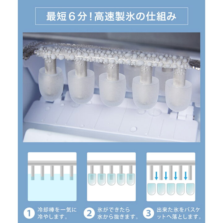 楽天市場】製氷機 家庭用 高速 レジャー アウトドア バーベキュー 釣り 