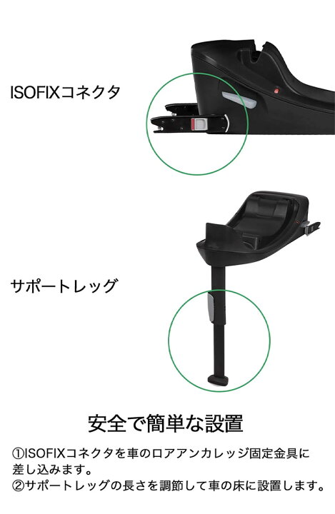 楽天市場】CYBEX サイベックス ベース ONE エイトンS2 i-Size 専用 
