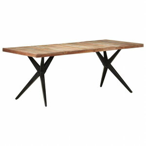 vidaXL _CjOe[u 200x90x76 cm C̍Đ؍މƋ e[u Lb`E_CjO[e[u(s)