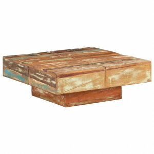 vidaXL R[q[e[u 80x80x28 cm C̍Đ؍މƋ e[u ANZge[u R[q[e[u(s)