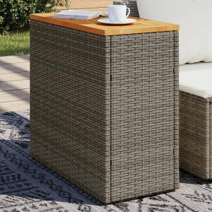 vidaXL K[fTChe[u ؐVt O[ 58x27.5x55 cm |^Ƌ AEghAƋ AEghAe[u(s)