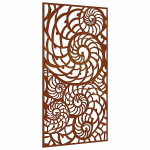vidaXL �K�[�f���E�H�[���f�R���[�V���� 105x55cm �R���e���|�V�F���f�U�C���z�[��&�K�[�f�� �f�R���[�V���� �A�[�g���[�N �|�X�^�[�E�v�����g�E�r�W���A���A�[�g���[�N���F(����s��)