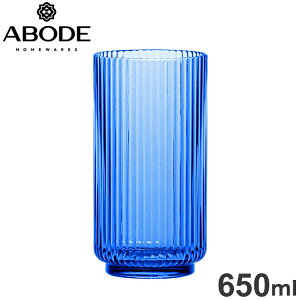 ���T �W�����{�O���X 650ml �R�o���g�u���[ DK24088485 ABODE Homeware GPPS(�|���X�`��������) 8.3×8.3×16cm 651ml 0~80�� �H��@�Ή� �y��(����s��)