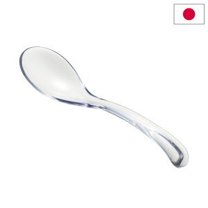 ヨシカワ 日本製 すくいやすいクリアなレンゲ大 美味彩菜 透明 クリア レンゲ SJ3473 Yoshikawa おしゃれ シンプル モダン リビング 新生活 一人暮らし