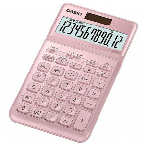 カシオ計算機 CASIO スタイリッシュ電卓 ジャストタイプ12桁 ピンク JF-S200-PK-N(代引不可)【メール便配送】【送料無料】