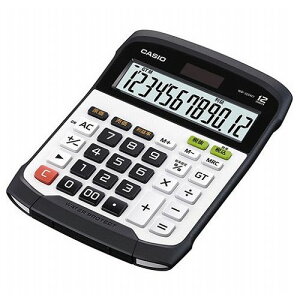 カシオ計算機 CASIO 防水・防塵電卓 デスクトタイプ12桁 WD-320MT-N(代引不可)