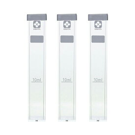 残留塩素測定器DPD法 角形試験管シリコンキャップ付3本入 080540-0210A 容器のみ(代引不可)【送料無料】