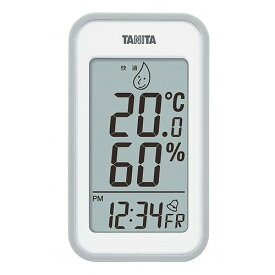 タニタ デジタル温湿度計 TT-559(GY)グレー(代引不可)【送料無料】