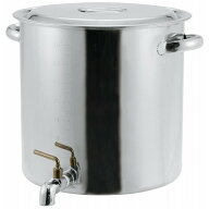 EBM 18-8 蛇口付寸胴鍋 目盛付 45cm(71L)(代引不可)【送料無料】
