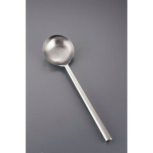 YUKIWA ステンレス パイプ柄ワンピース中華お玉 中 ATYB702