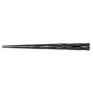 福井クラフト PBT六角一刀彫箸(10膳入)黒乾漆 22.5cm 90030741 RHSE201【送料無料】