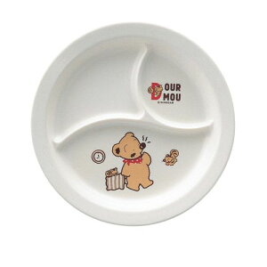 台和 メラミンお子様食器「デュールムー」 ランチ皿 MC-36-DM RLVI101